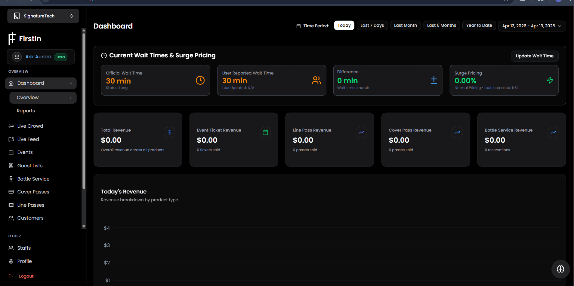 Venue Booking Firstin